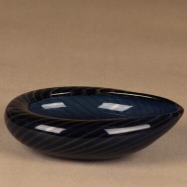 Riihimäen lasi Tohveli taide-esine, signeerattu, suunnittelija Nanny Still, signeerattu