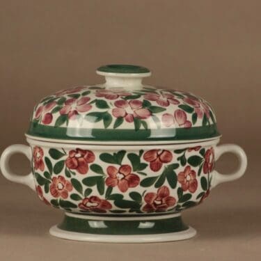 Arabia Purpurijenkka kulho, käsinmaalattu, suunnittelija Ulla Procope, käsinmaalattu, signeerattu