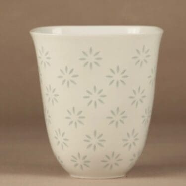 Arabia maljakko, valkoinen, suunnittelija Friedl Holzer-Kjellberg,