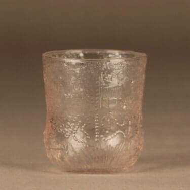 Nuutajärvi Fauna lasi, 18 cl, suunnittelija Oiva Toikka, 18 cl