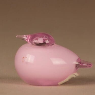 Nuutajärvi lintu , Kuukunen, suunnittelija Oiva Toikka, Kuukunen, signeerattu