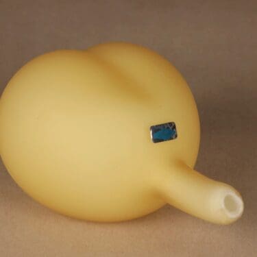 Nuutajärvi 3411 taidelasi, Kriikuna, suunnittelija Oiva Toikka, Kriikuna, signeerattu