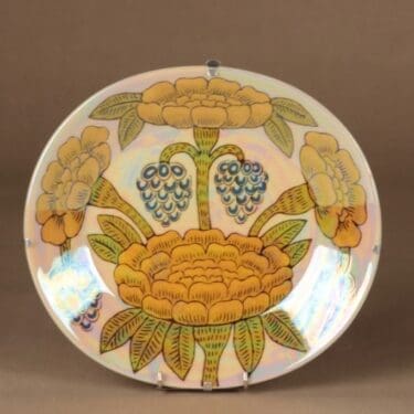 art ceramic plate, numbered designer Birger Kaipiainen