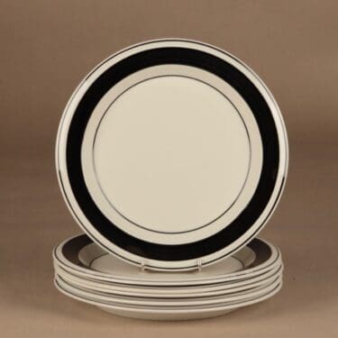 Arabia Faenza raita lautanen, 24.5 cm, suunnittelija Peter Winquist, 24.5 cm, raita