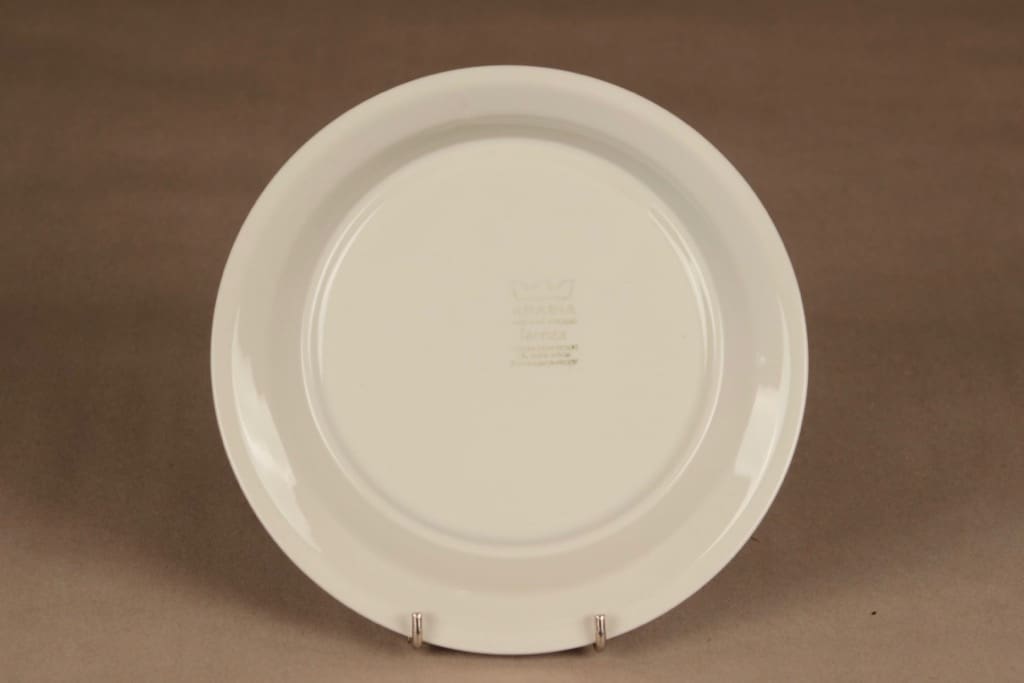 Arabia Faenza raita lautanen, 19.5 cm, suunnittelija Peter Winquist, 19.5 cm, raita kuva 3