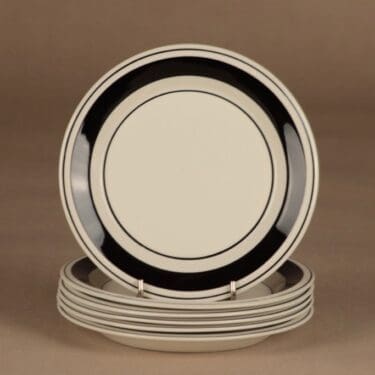 Arabia Faenza raita lautanen, 17 cm, suunnittelija Peter Winquist, 17 cm