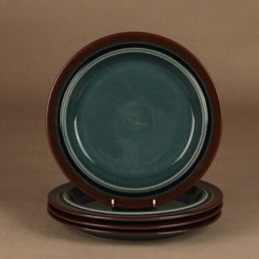 Arabia Meri lautanen, 25.5 cm, 4 kpl, suunnittelija Ulla Procope, 25.5 cm