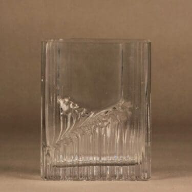 Iittala Sointu maljakko, kirkas, suunnittelija Tapio Wirkkala,