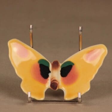 Arabia Perhonen seinäkoriste, Perhonen, suunnittelija Heljä Liukko-Sundström, Perhonen, käsinmaalattu