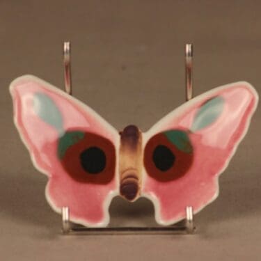 Arabia Perhonen seinäkoriste, Perhonen, suunnittelija Heljä Liukko-Sundström, Perhonen, käsinmaalattu