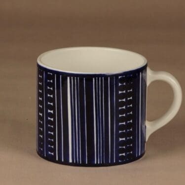 Arabia GO 2 Haarikka, käsinmaalattu, suunnittelija Gunvor Olin-Grönqvist, käsinmaalattu, 1.35 l, signeerattu