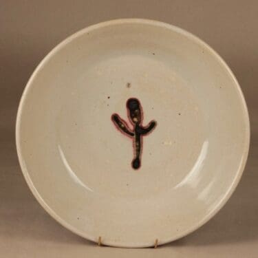 Arabia taidekeramiikkakulho, uniikki, suunnittelija Kati Tuominen-Niittylä, uniikki, signeerattu, käsinmaalattu