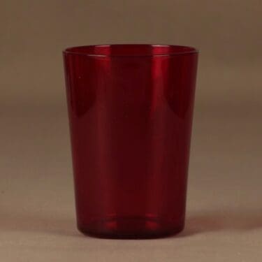 Nuutajärvi 3400 vase, red designer Kaj Franck