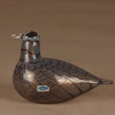 Nuutajärvi lintu , Peltopyy, suunnittelija Oiva Toikka, Peltopyy, signeerattu