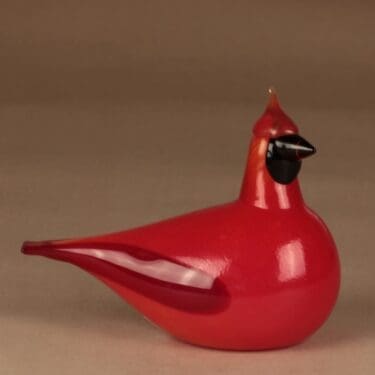 Nuutajärvi lintu Kardinaali suunnittelija Oiva Toikka