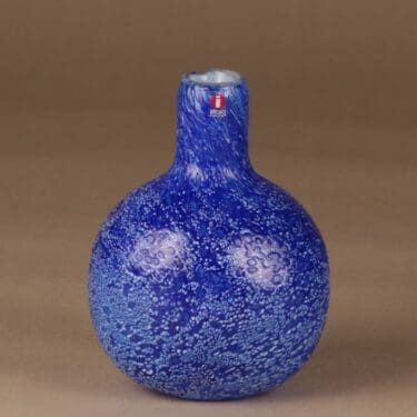 Nuutajärvi Tunturissa koristepullo Kaamos suunnittelija Oiva Toikka