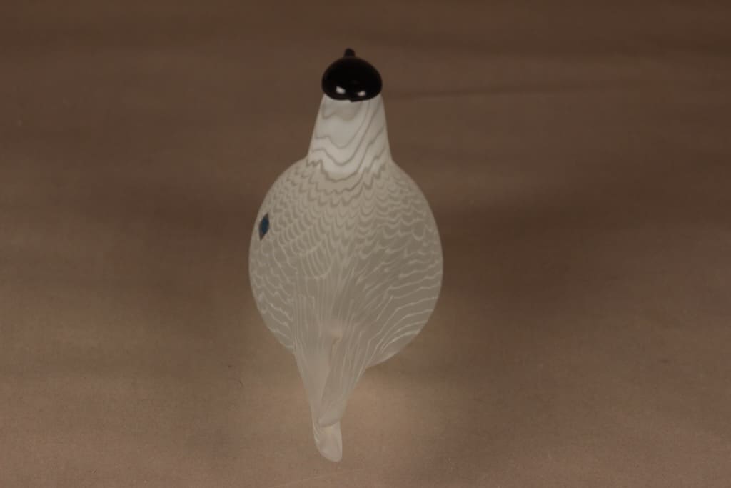 Nuutajärvi lintu , Räyskä, suunnittelija Oiva Toikka, Kihu|signeerattu, numeroitu kuva 4