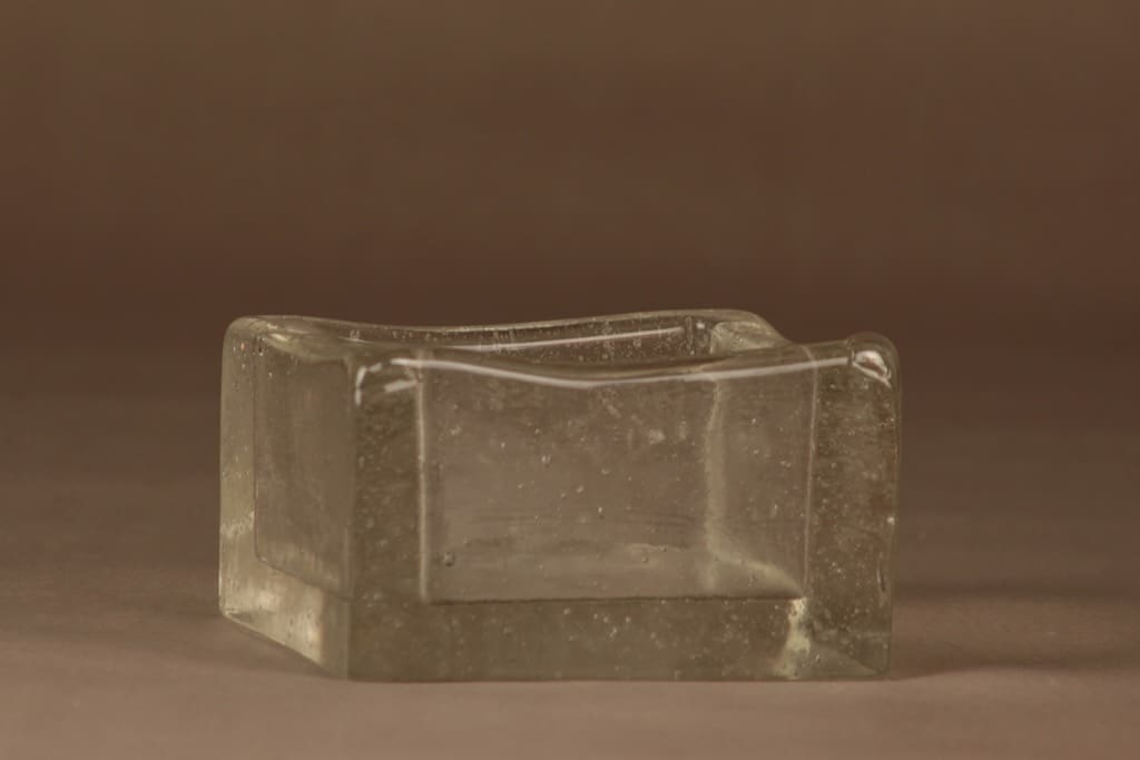 Nuutajärvi Iglu kulho, kirkas, suunnittelija Oiva Toikka,