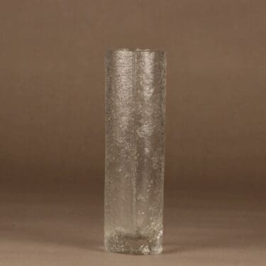 Riihimäen lasi 1456 maljakko, kirkas, suunnittelija Tamara Aladin,