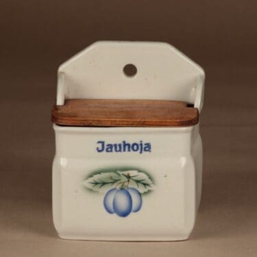 Arabia Luumu salkkari, Jauhoja, suunnittelija Thure Åberg, Jauhoja, serikuva, luumu