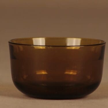 Nuutajärvi Prisma annoskulho, keltainen, suunnittelija Kaj Franck,