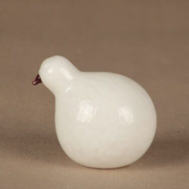 Nuutajärvi lintu , Untuvikko, suunnittelija Oiva Toikka, Untuvikko, signeerattu