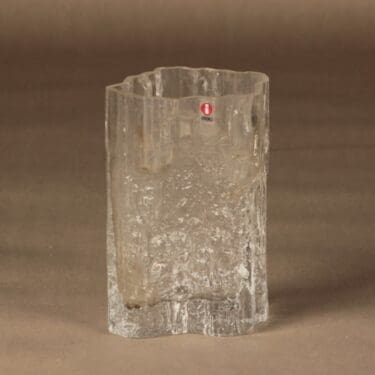 Iittala Pinus maljakko, kirkas, suunnittelija Tapio Wirkkala, kirkas