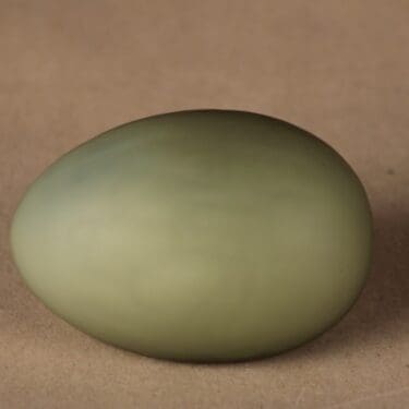 Nuutajärvi koristemuna, signeerattu, suunnittelija Oiva Toikka, signeerattu