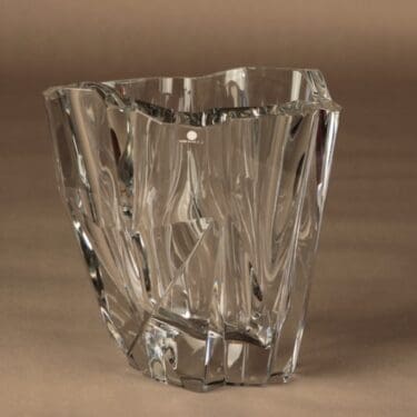Iittala Jäävuori taide-esine, signeerattu, suunnittelija Tapio Wirkkala, signeerattu, signeerattu
