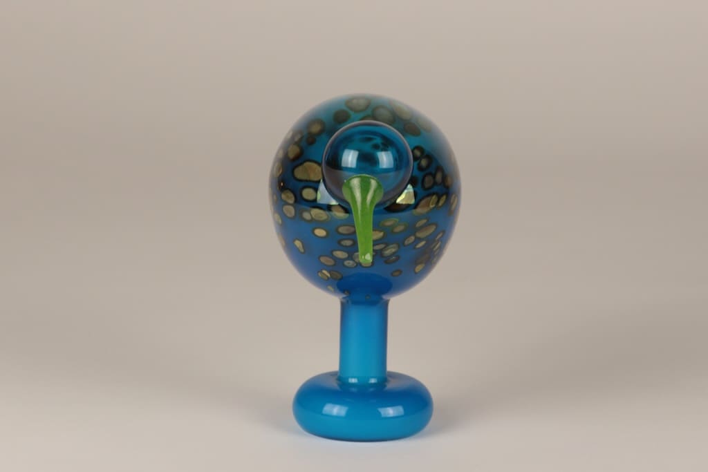 Nuutajärvi lintu , Laguuninkiwi, suunnittelija Oiva Toikka, Laguuninkiwi, Signeerattu, numeroitu kuva 3