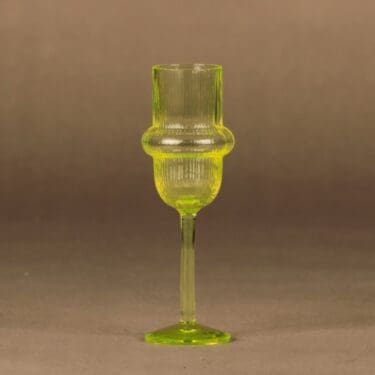 Riihimäen lasi Sulttaani lasi, keltainen, suunnittelija Nanny Still, kuva 4