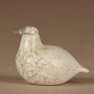 Nuutajärvi lintu , Kiiruna, suunnittelija Oiva Toikka, Kiiruna, signeerattu