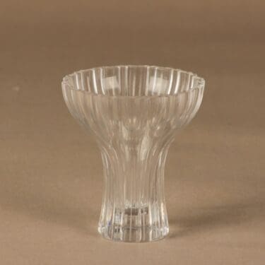 Iittala 3774 maljakko, kirkas, suunnittelija Tapio Wirkkala,