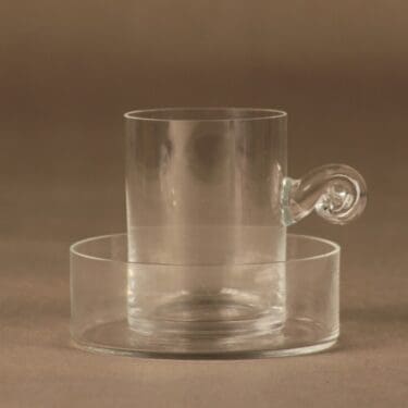 Nuutajärvi Ruotsalainen punssimuki Ruotsalainen punssimuki, kirkas, suunnittelija Kaj Franck,