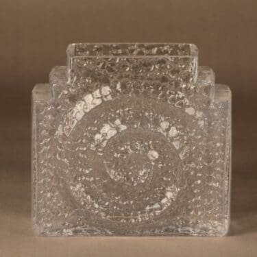 Riihimäen lasi Kometti maljakko, kirkas, suunnittelija Nanny Still,