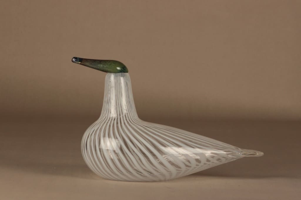 Nuutajärvi lintu , Suomen Sotka, suunnittelija Oiva Toikka, Suomen Sotka, signeerattu, numeroitu