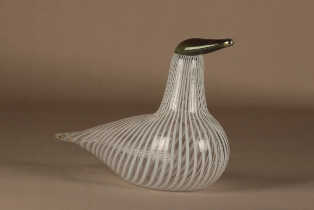 Nuutajärvi lintu , Suomen Sotka, suunnittelija Oiva Toikka, Suomen Sotka, signeerattu, numeroitu kuva 2