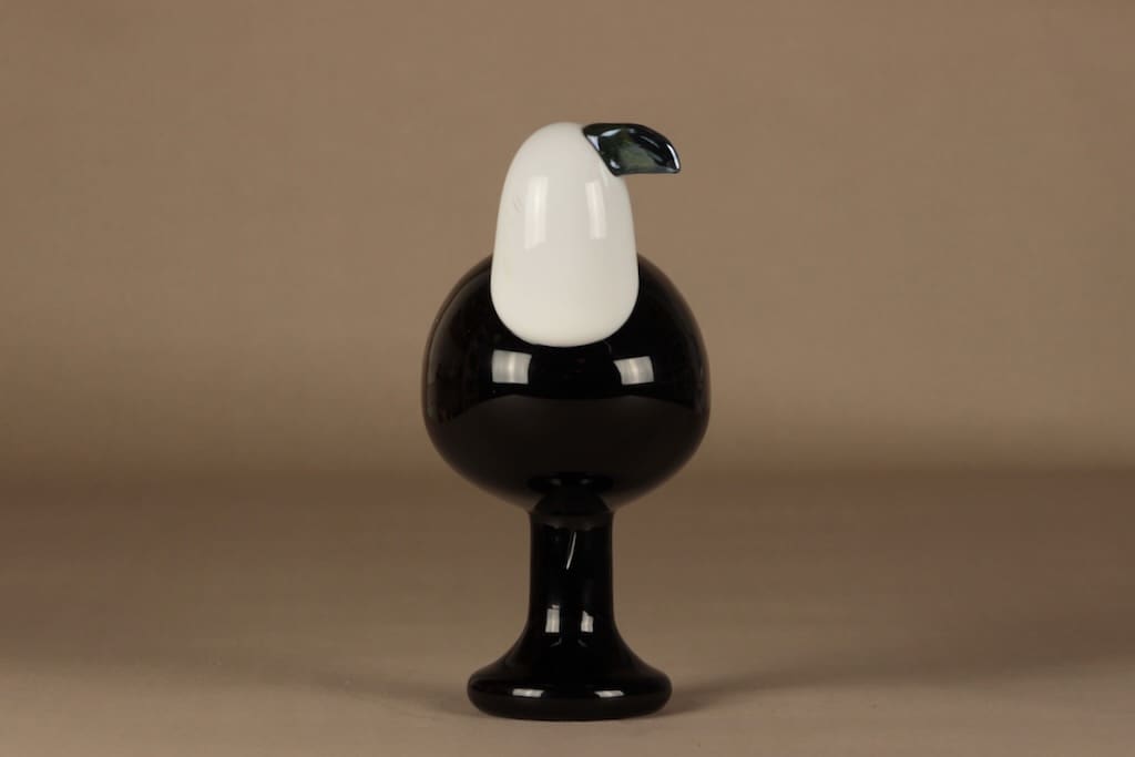 Nuutajärvi lintu , Kotka, suunnittelija Oiva Toikka, Kotka, signeerattu kuva 3