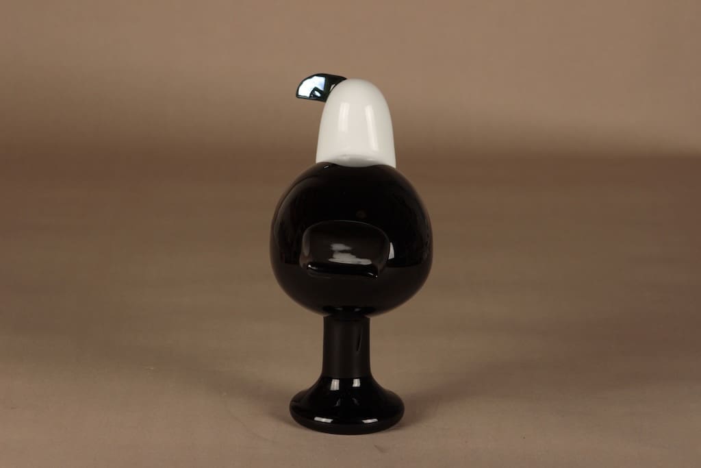 Nuutajärvi lintu , Kotka, suunnittelija Oiva Toikka, Kotka, signeerattu kuva 4