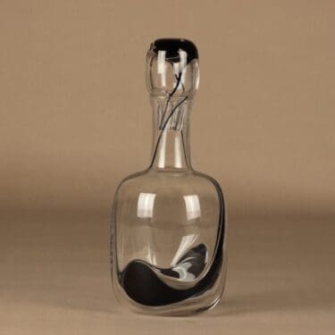 Iittala Blues caraffe, signed designer Timo Sarpaneva