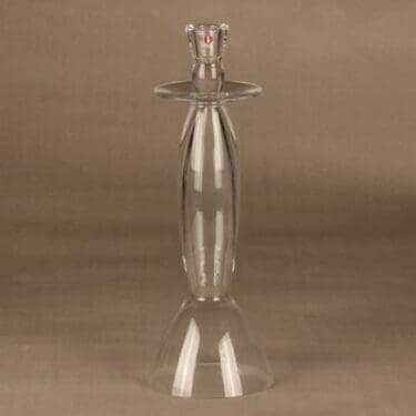 Iittala Calla kynttilänjalka, kirkas, suunnittelija Kerttu Nurminen,