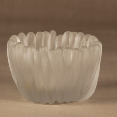 Iittala Jäkälä art glass, signed designer Timo Sarpaneva