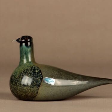 Nuutajärvi lintu , Sipi, suunnittelija Oiva Toikka, Sipi, signeerattu