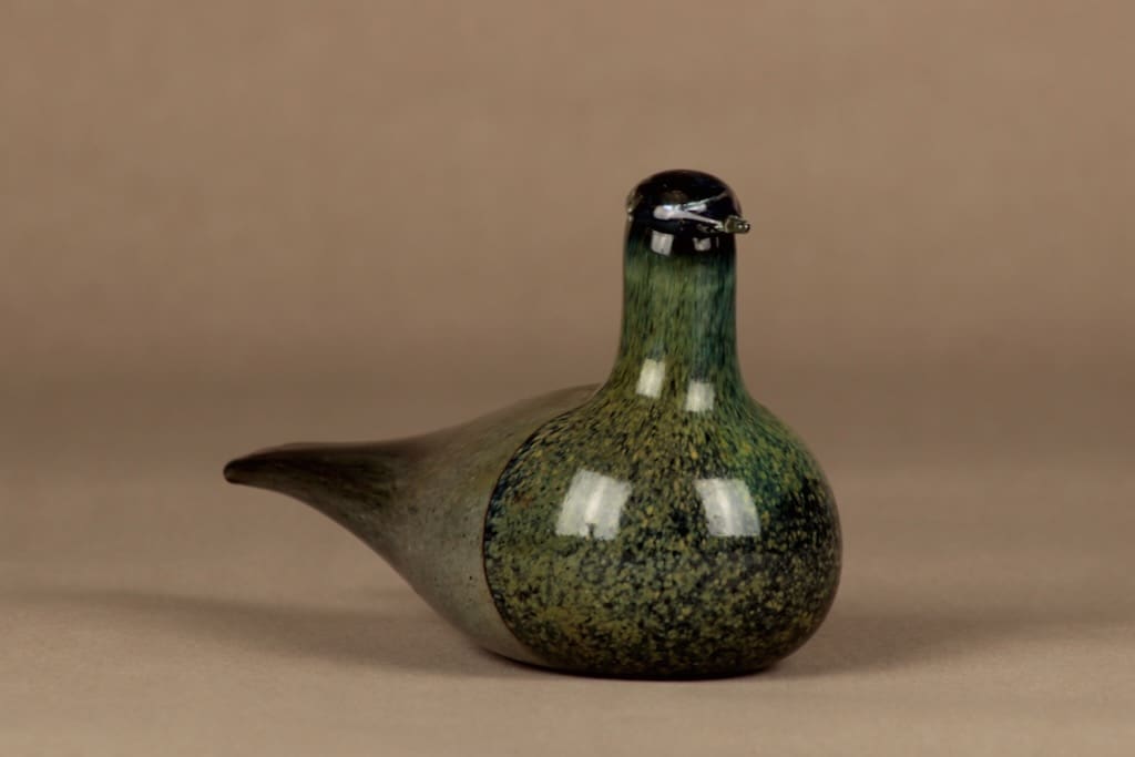 Nuutajärvi lintu , Sipi, suunnittelija Oiva Toikka, Sipi, signeerattu kuva 2