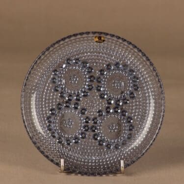 Riihimäen lasi Grapponia lautanen, 14.5 cm, suunnittelija Nanny Still, 14.5 cm