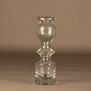 Riihimäen lasi Pagoda maljakko, kirkas, suunnittelija Nanny Still,