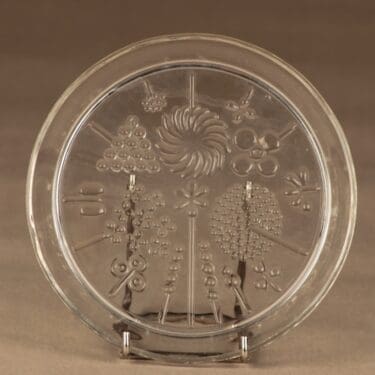 Nuutajärvi Flora lautanen 17 cm suunnittelija Oiva Toikka