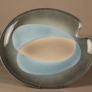 Arabia HLS paletti, tarjoiluvati, suunnittelija Heljä Liukko-Sundström, tarjoiluvati, signeerattu, käsinmaalattu