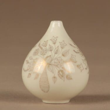 Arabia maljakko, käsinmaalattu, suunnittelija Esteri Tomula, käsinmaalattu, signeerattu