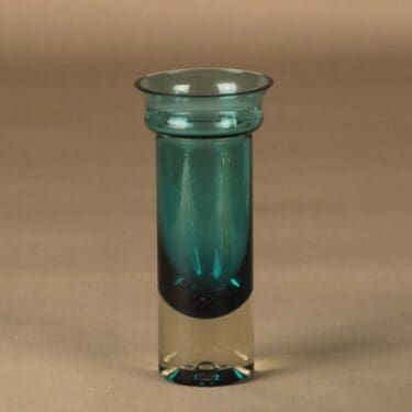 Riihimäen lasi Rondo maljakko, signeerattu, suunnittelija Nanny Still, signeerattu, signeerattu